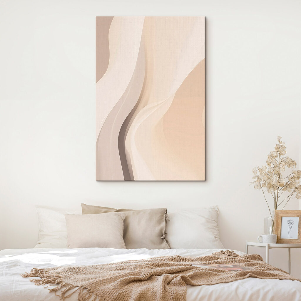 Curva bege com sombra — interior 1