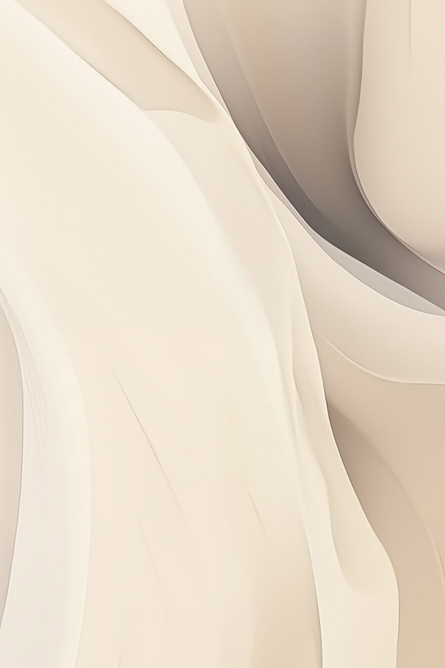 Faixas creme num arco — design completo