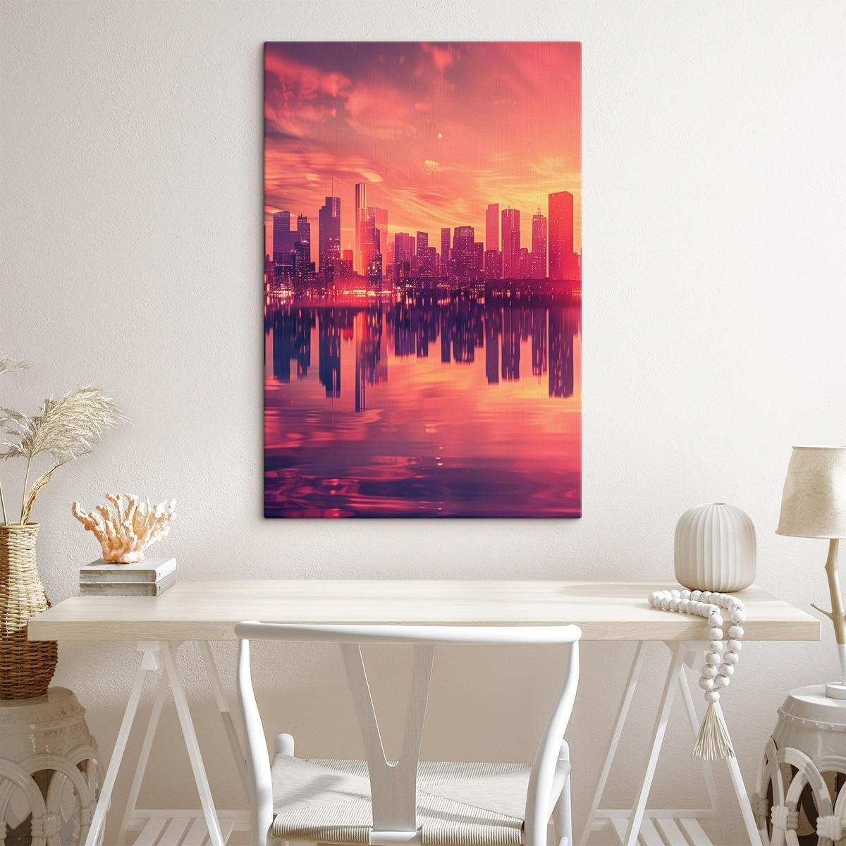 Cidade ao pôr-do-sol — interior 2