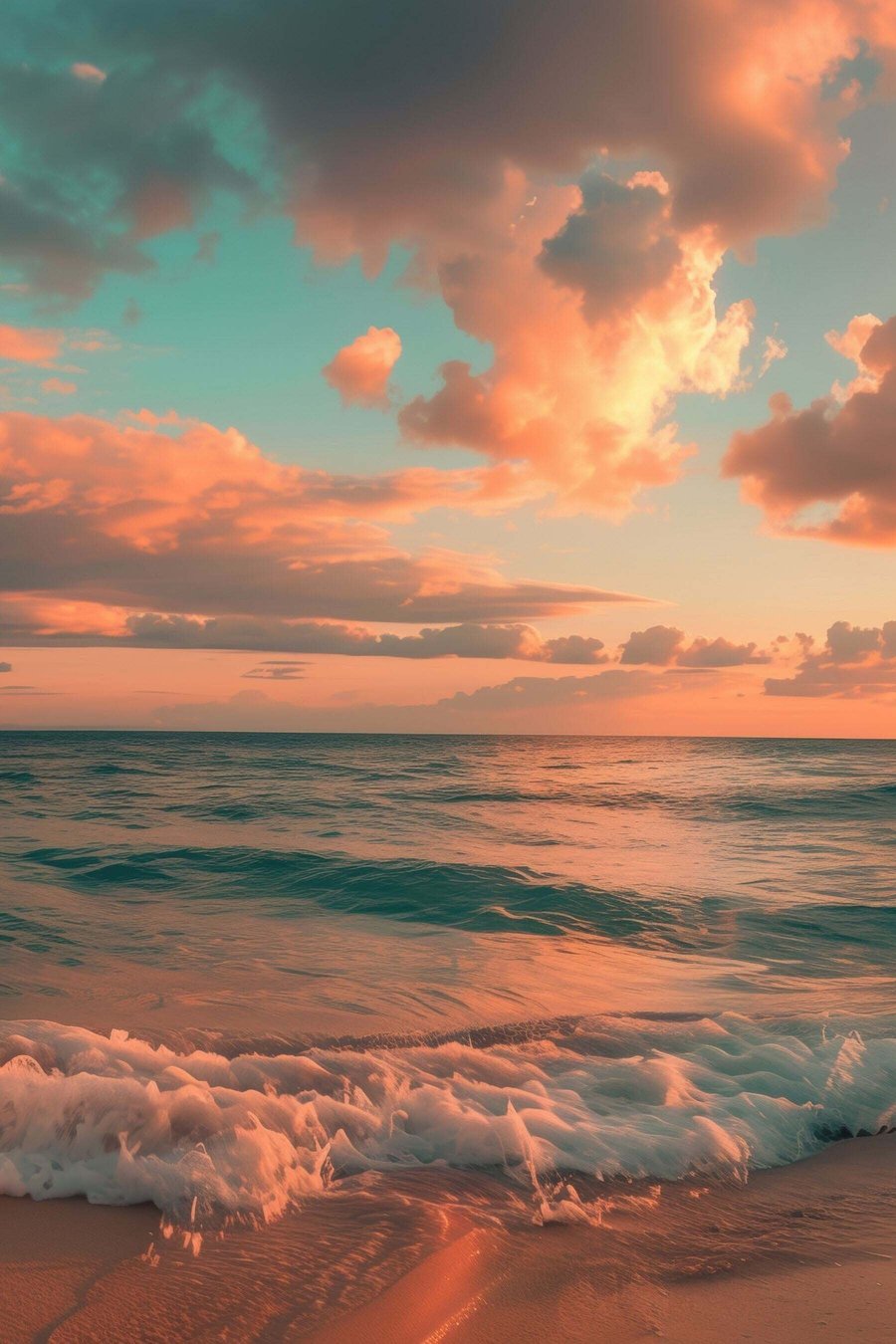 Nuvens sobre o mar — design completo