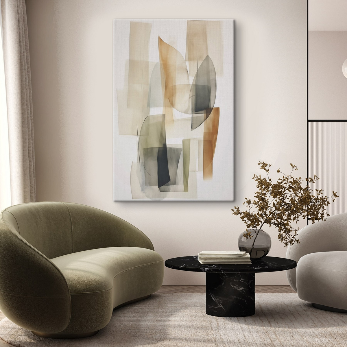 Manchas abstratas em aguarela — interior 2