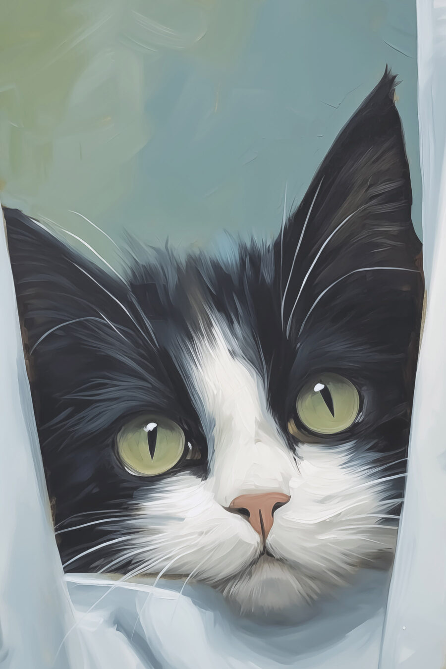 Olhar de gato — design completo