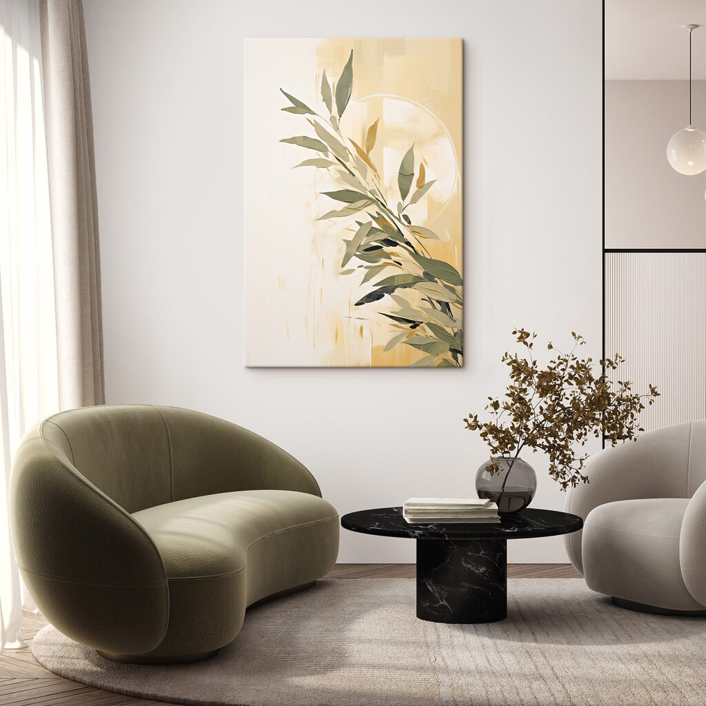 Ramo verde e dourado — interior 2