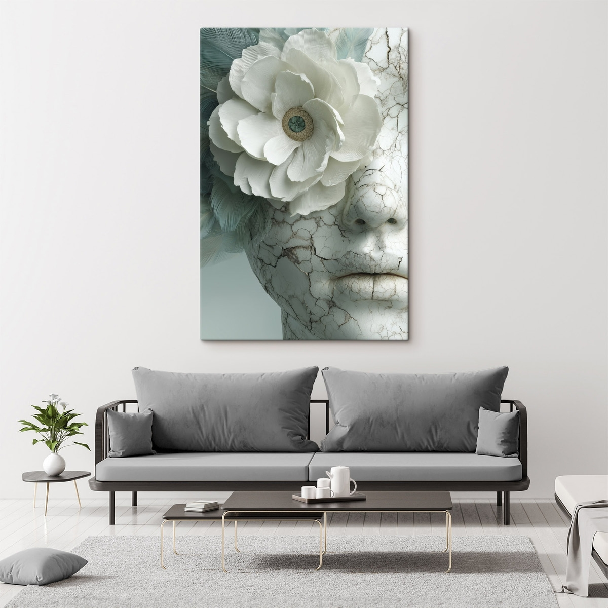 Rapariga com flor — interior 2