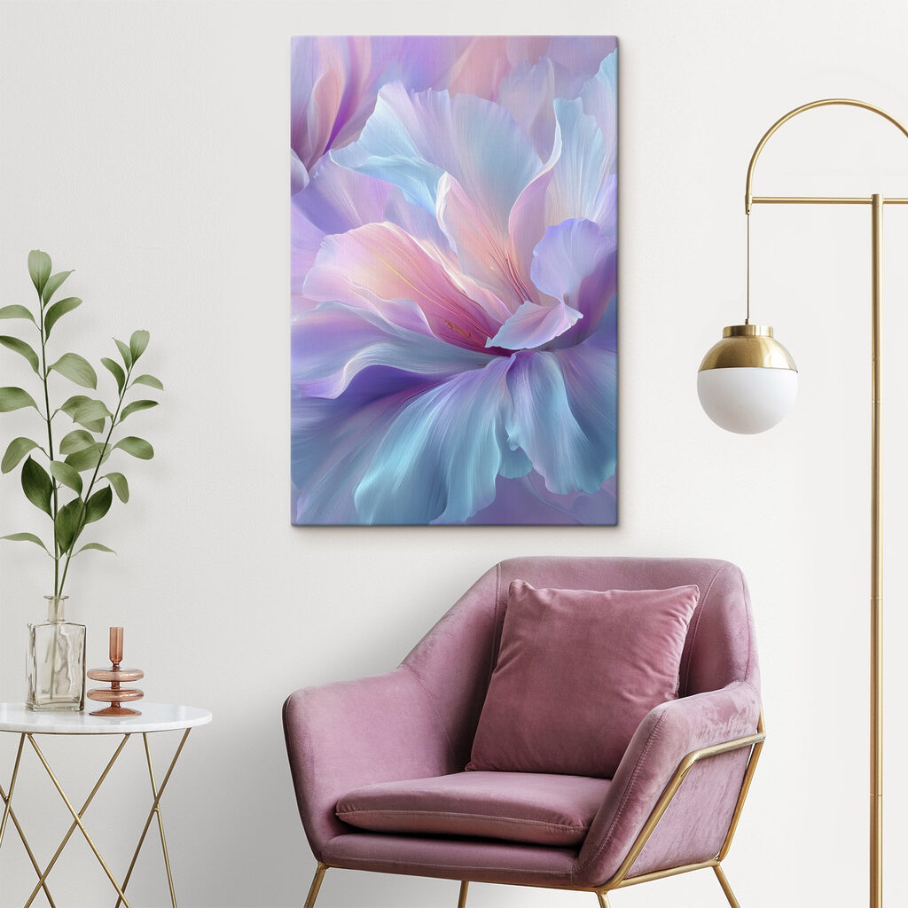 Ondas de flores pastel — interior 2