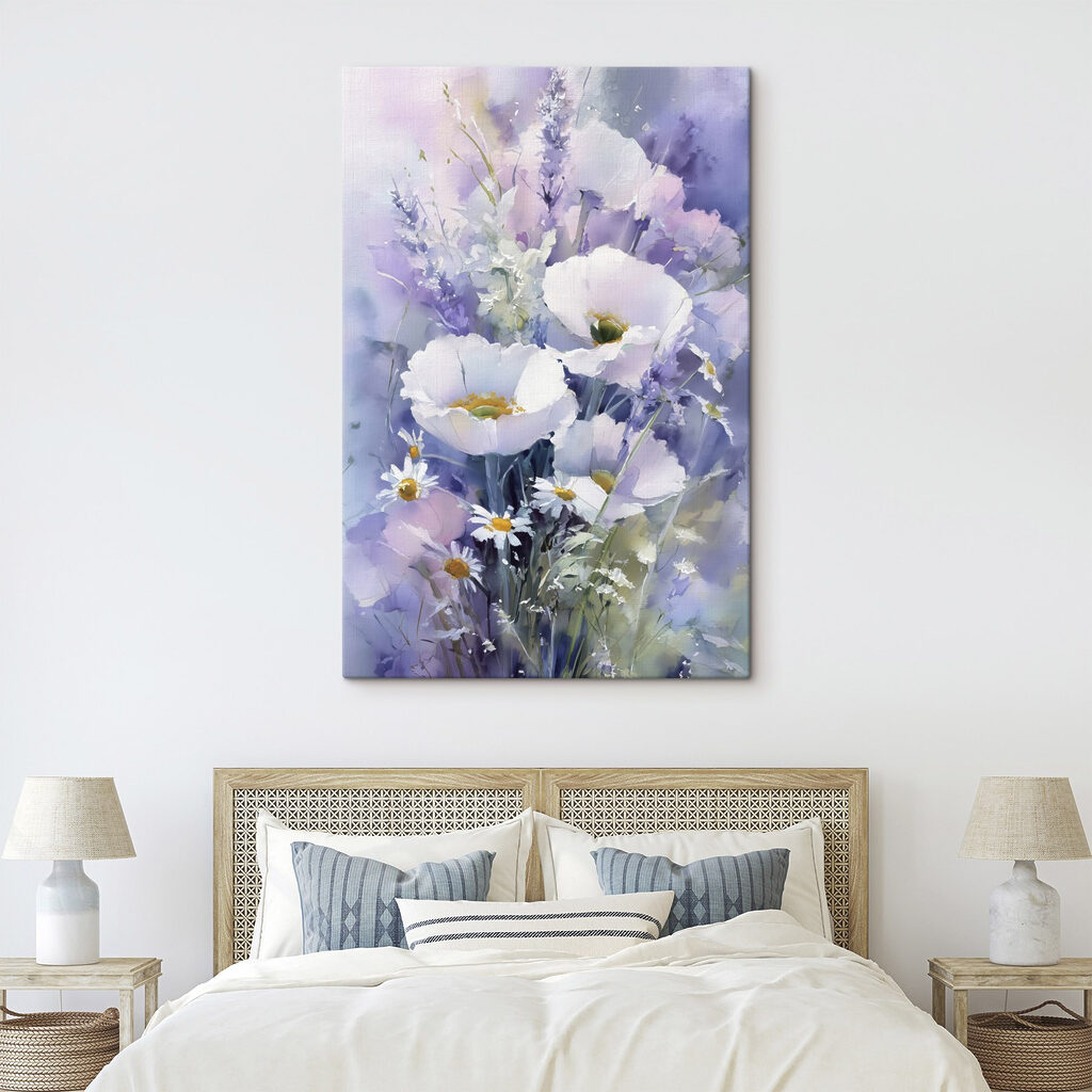 Buquê branco com veios — interior 2