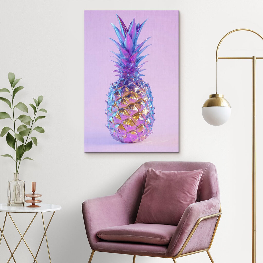 Ananás em rosa pastel — interior 2