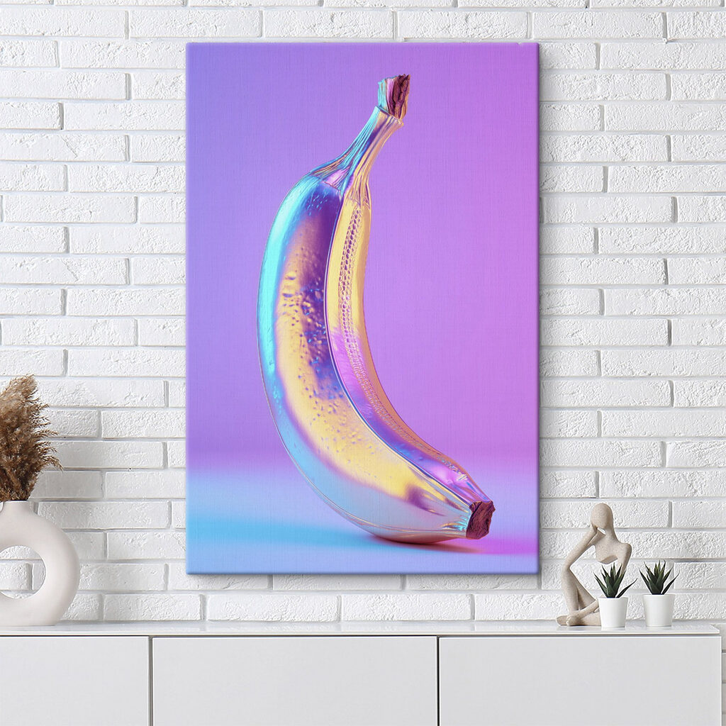 Banana arco-íris em roxo — interior 2