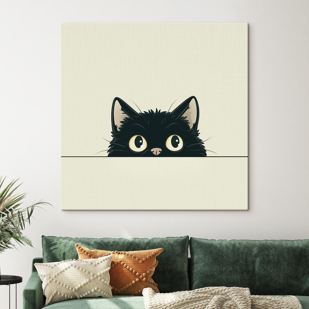 Gatinho preto — interior 1