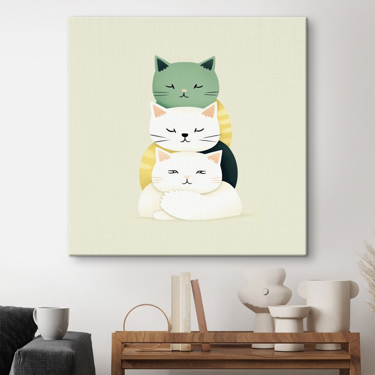 Três gatos — interior 3