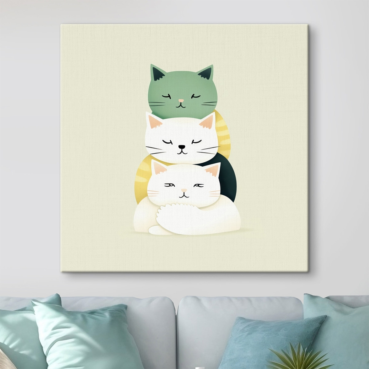 Três gatos — interior 1
