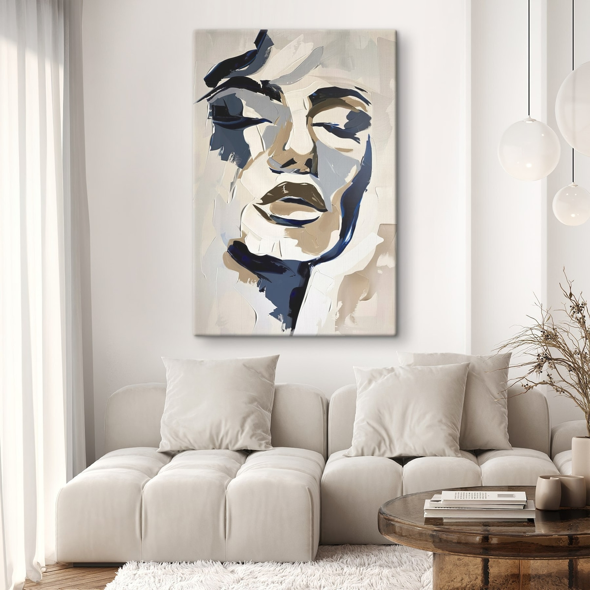 Mulher em pinceladas — interior 1