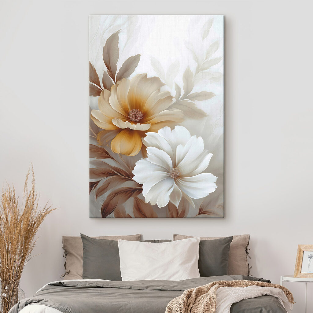 Flores delicadas entre folhas — interior 2