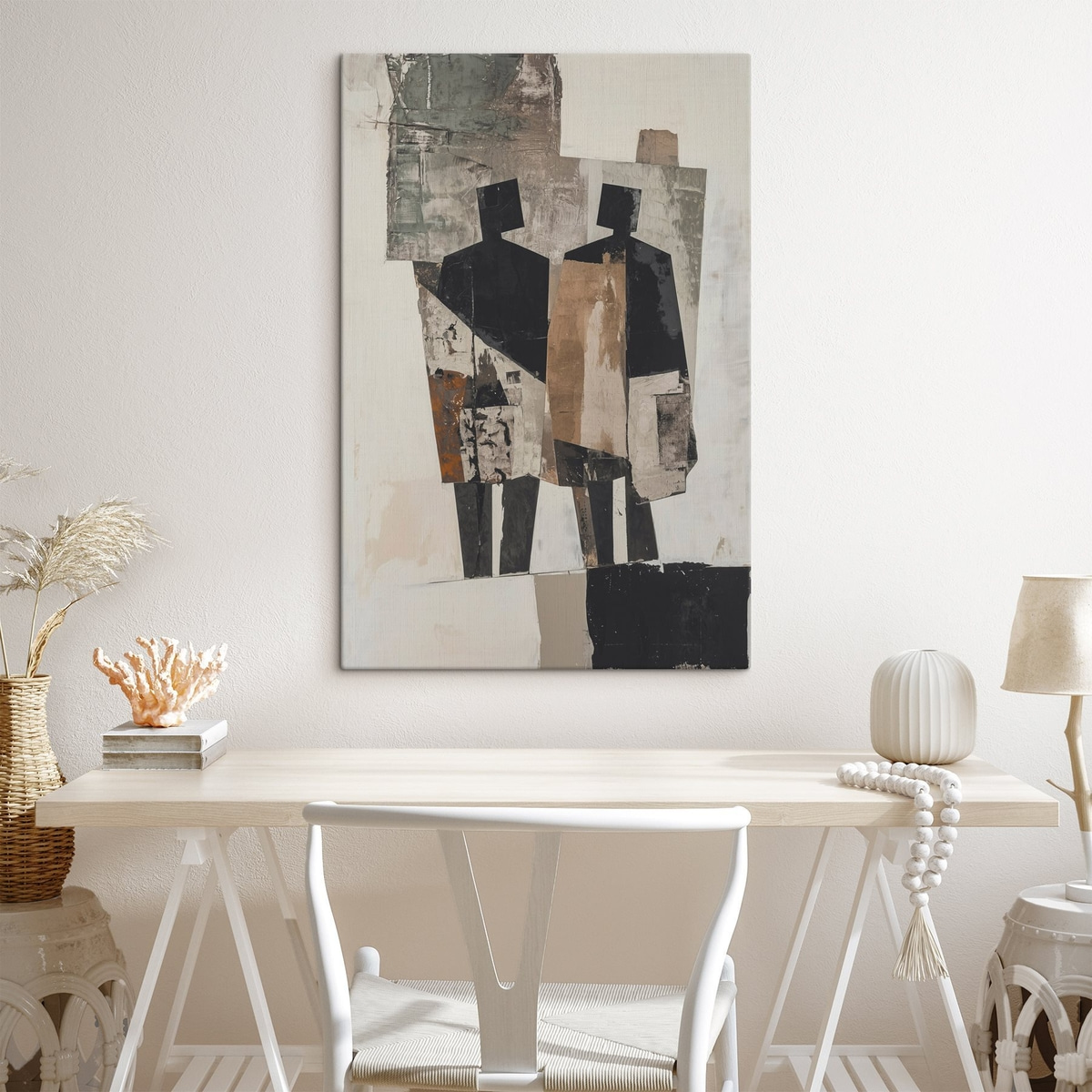 Abstração moderna com silhuetas — interior 2