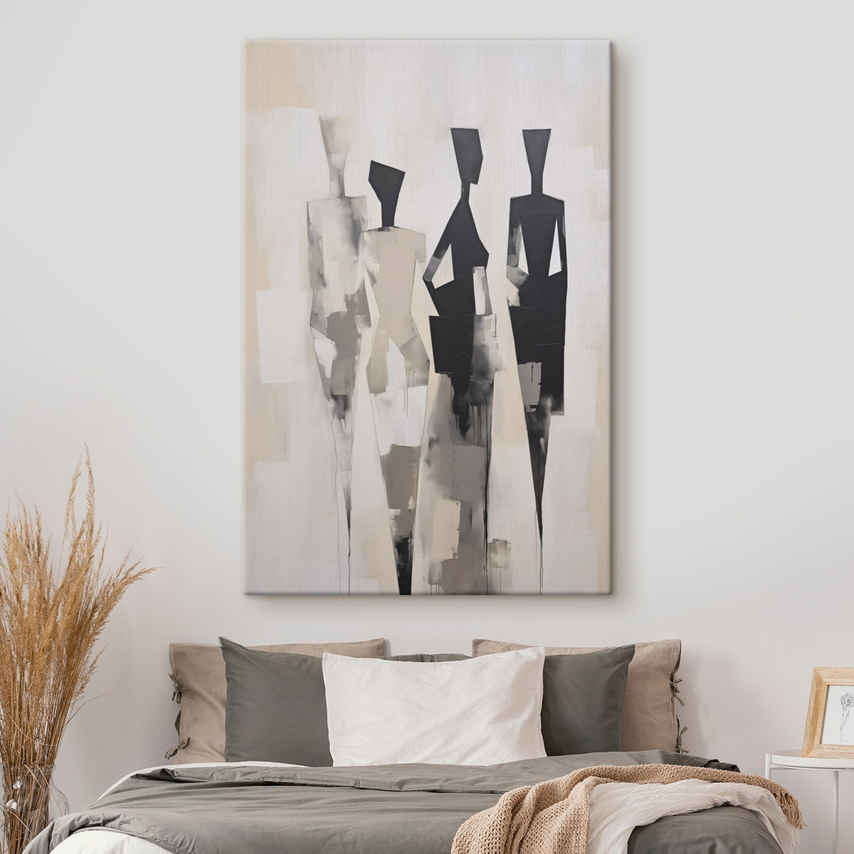 Silhuetas humanas abstratas — interior 2