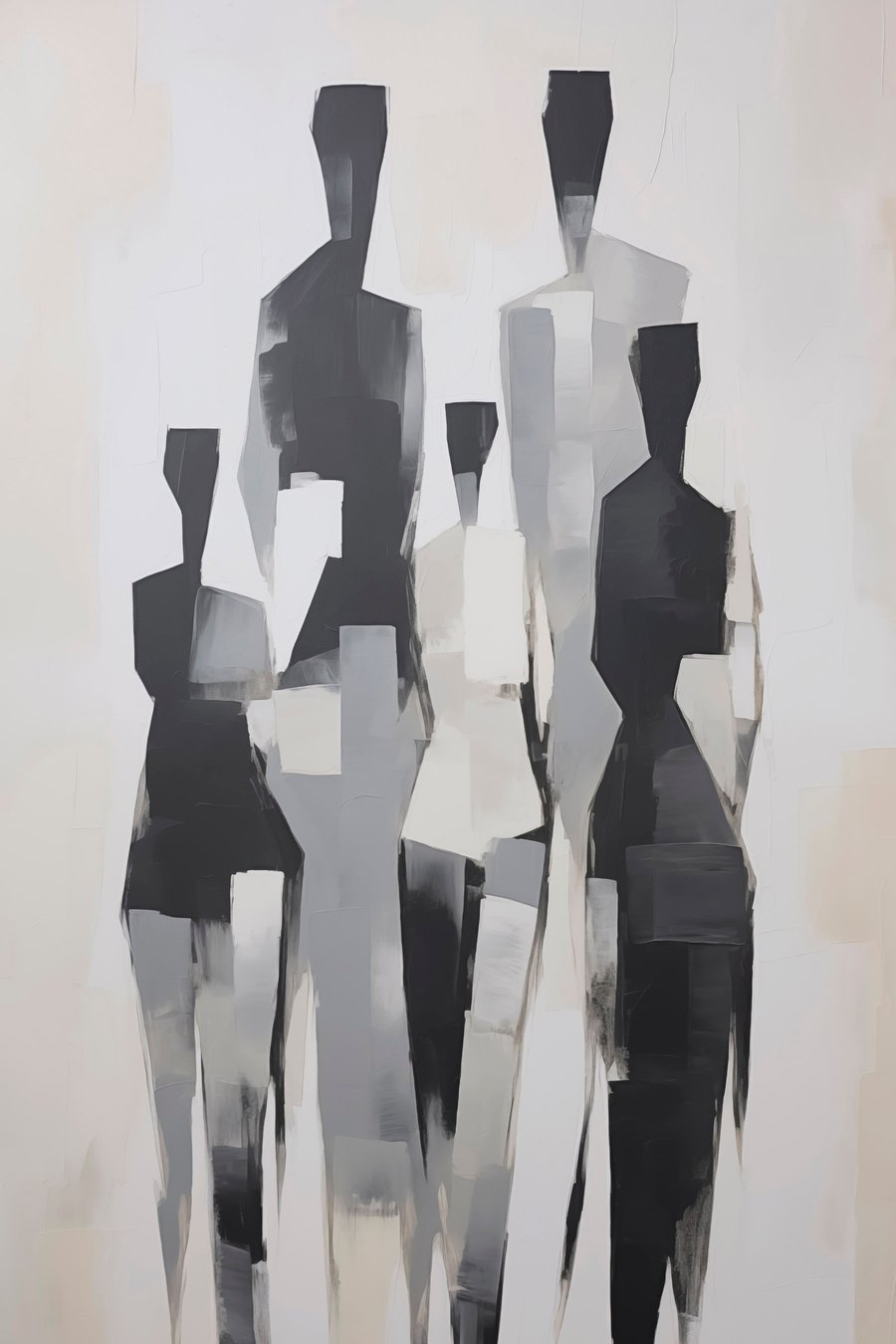 Silhuetas abstratas — design completo