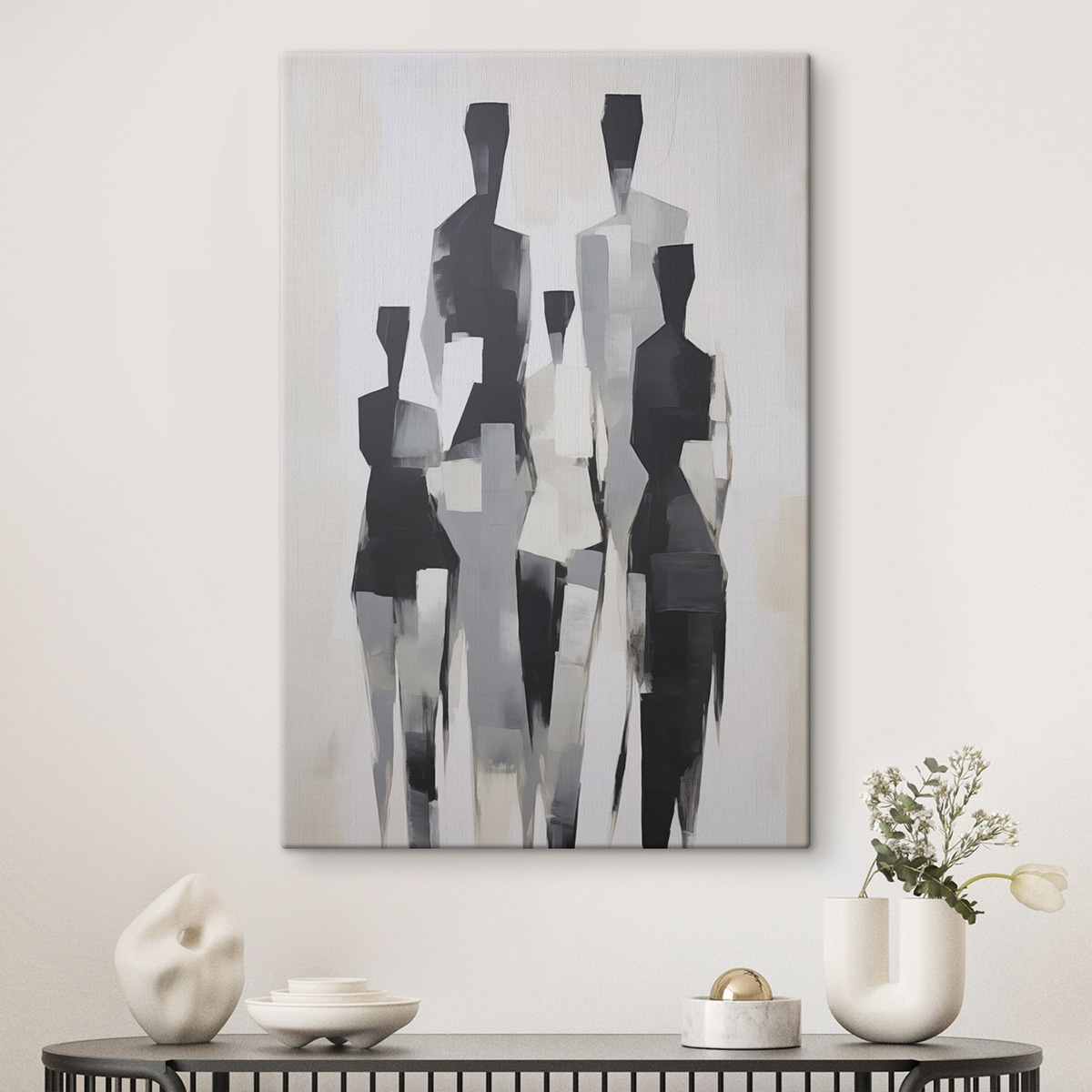 Silhuetas abstratas — interior 2
