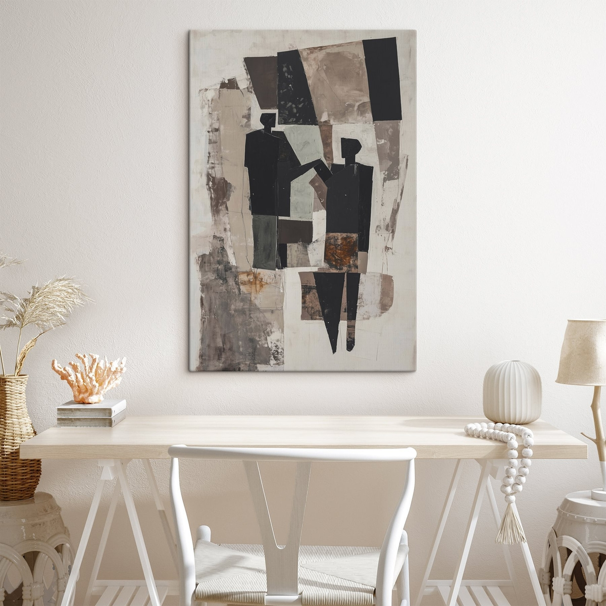 Casal em formas abstratas — interior 3