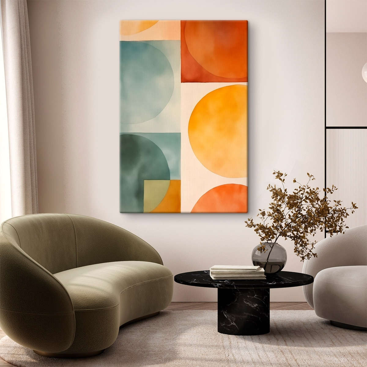 Círculos geométricos abstratos — interior 2