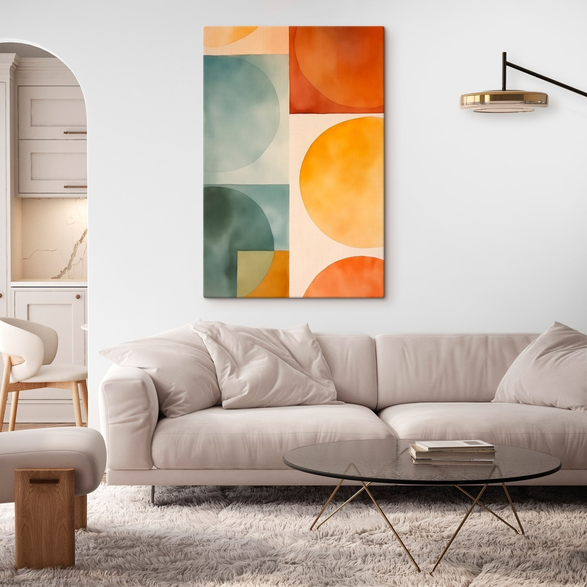 Círculos geométricos abstratos — interior 1