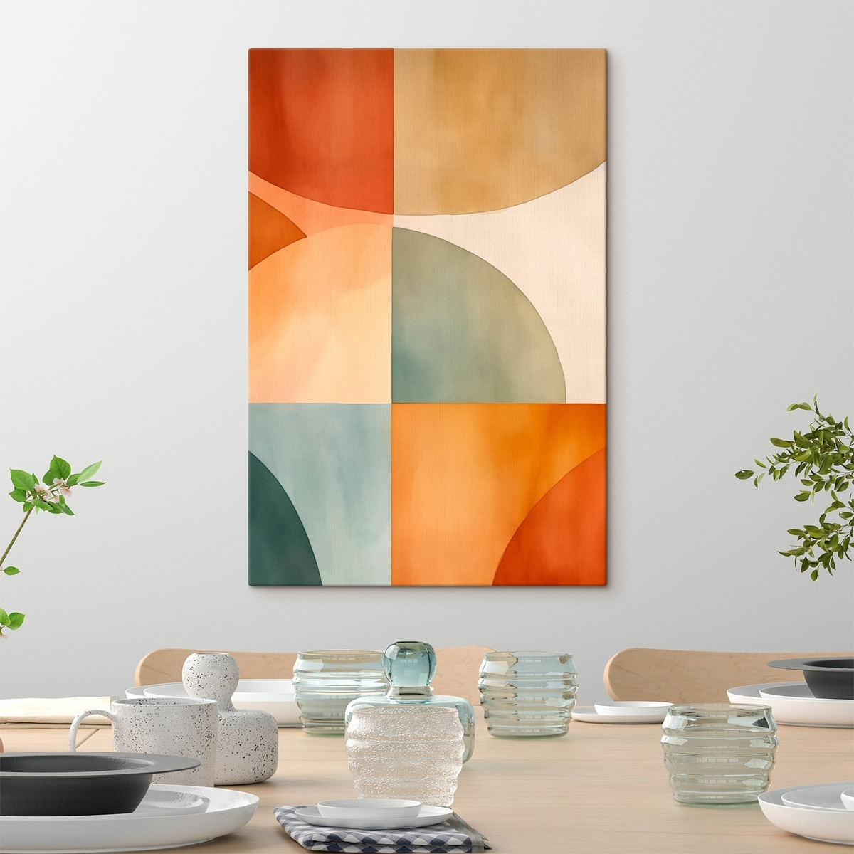 Círculos geométricos abstratos — interior 1