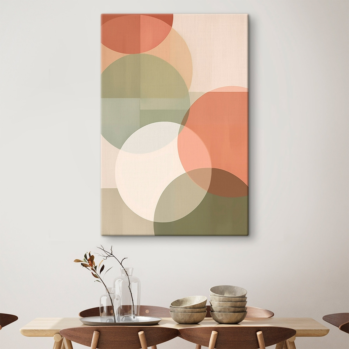 Grandes círculos abstratos — interior 2