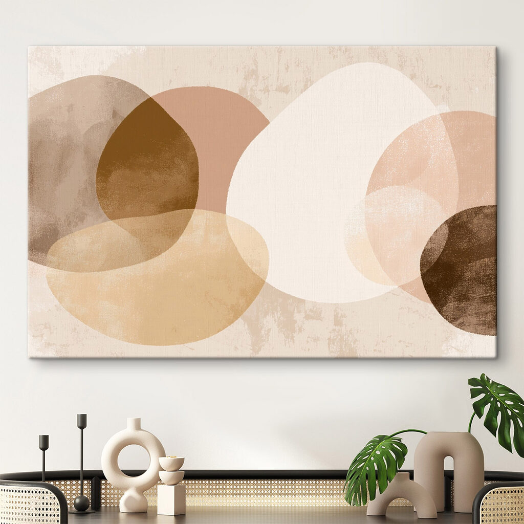 Formas ovais em areia — interior 1