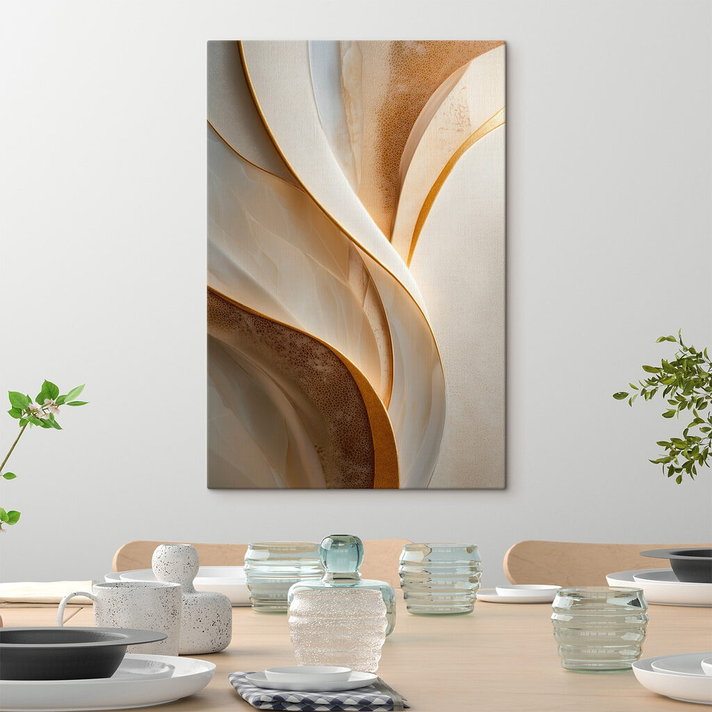 Arco branco e dourado — interior 2