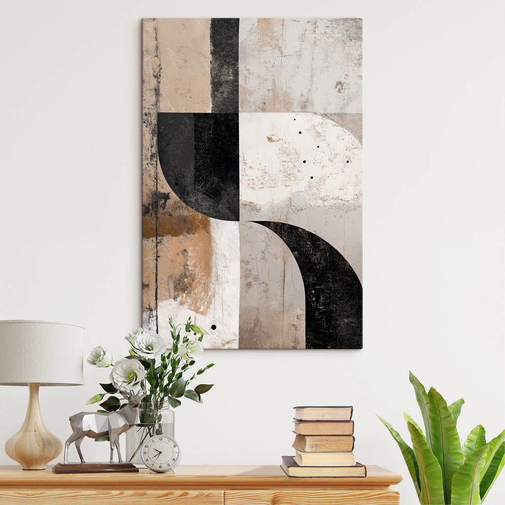 Curvas pretas em tinta — interior 2