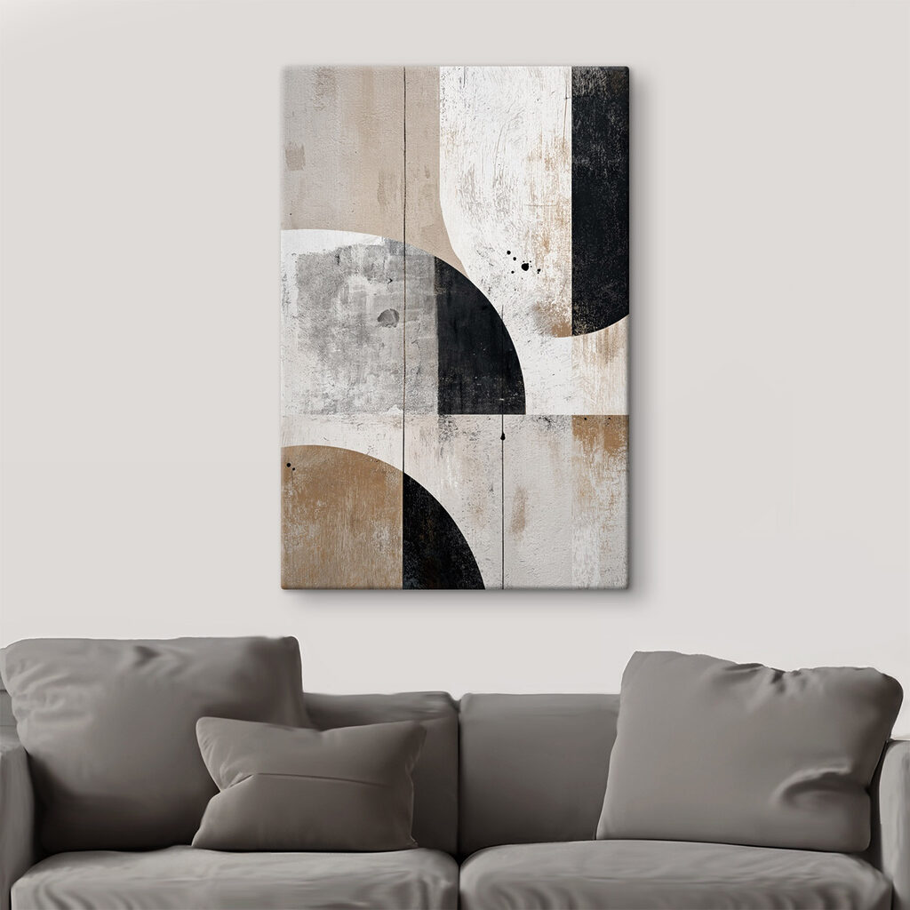 Blocos em estuque envelhecido — interior 1