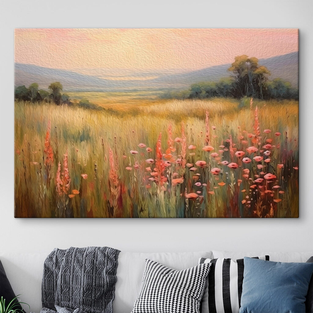 Colinas suaves ao entardecer — interior 1