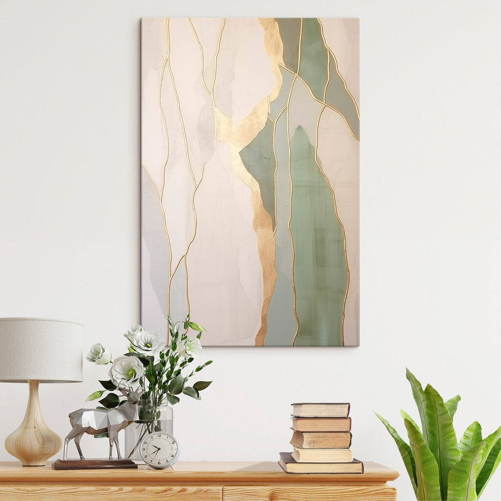 Veio verde e dourado — interior 1