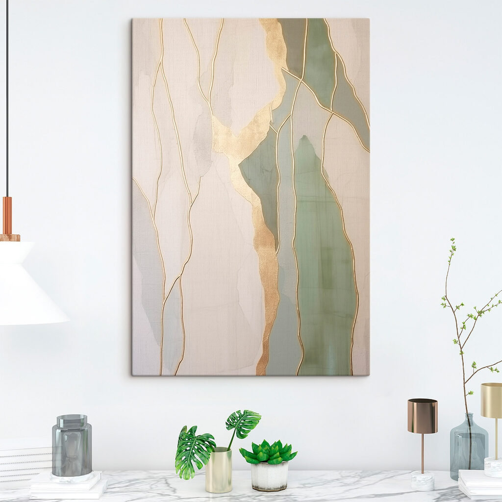 Veio verde e dourado — interior 2