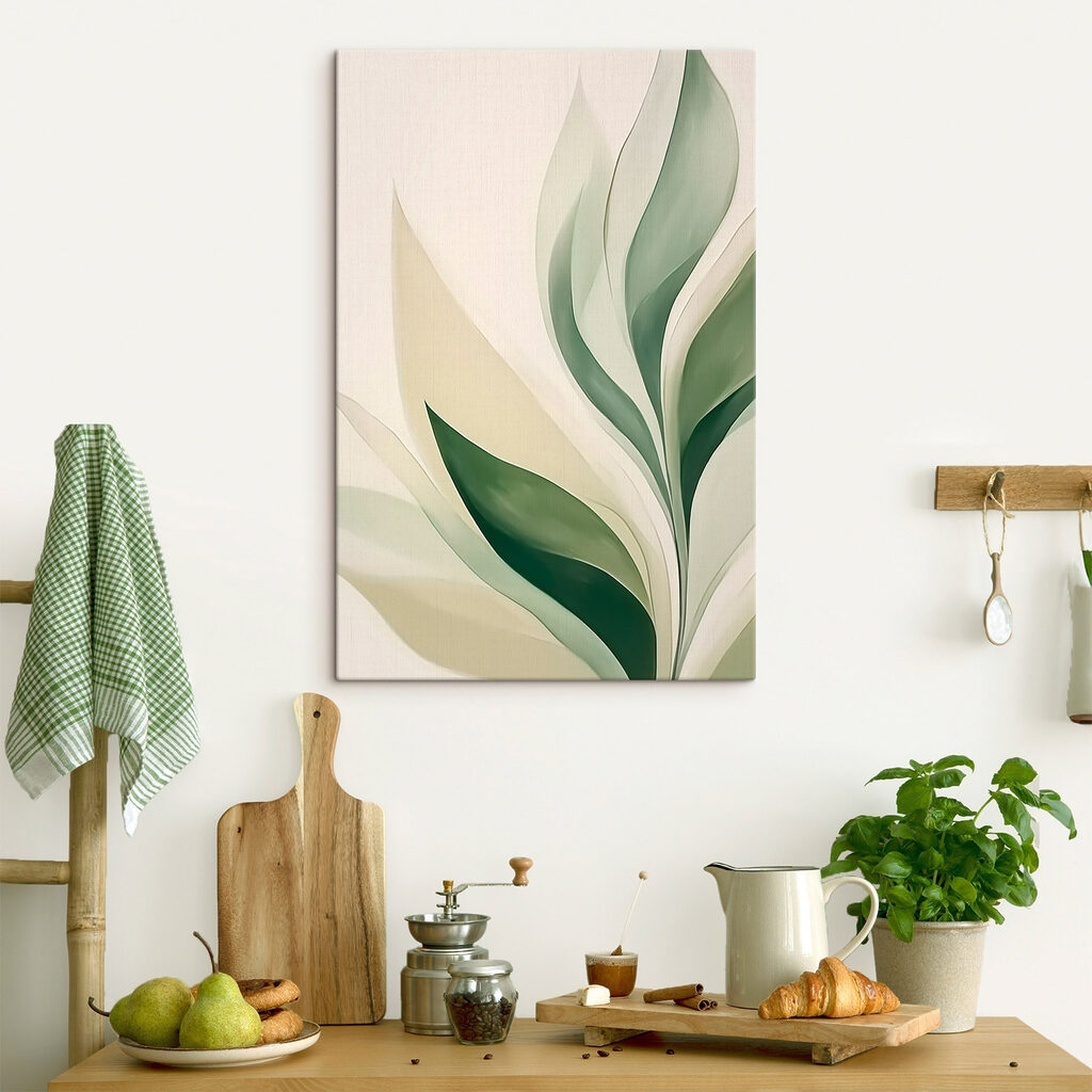 Folhas longas em hastes — interior 2