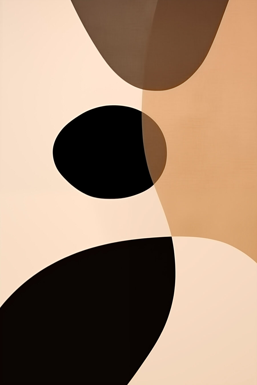 Seixo preto sobre areia — design completo