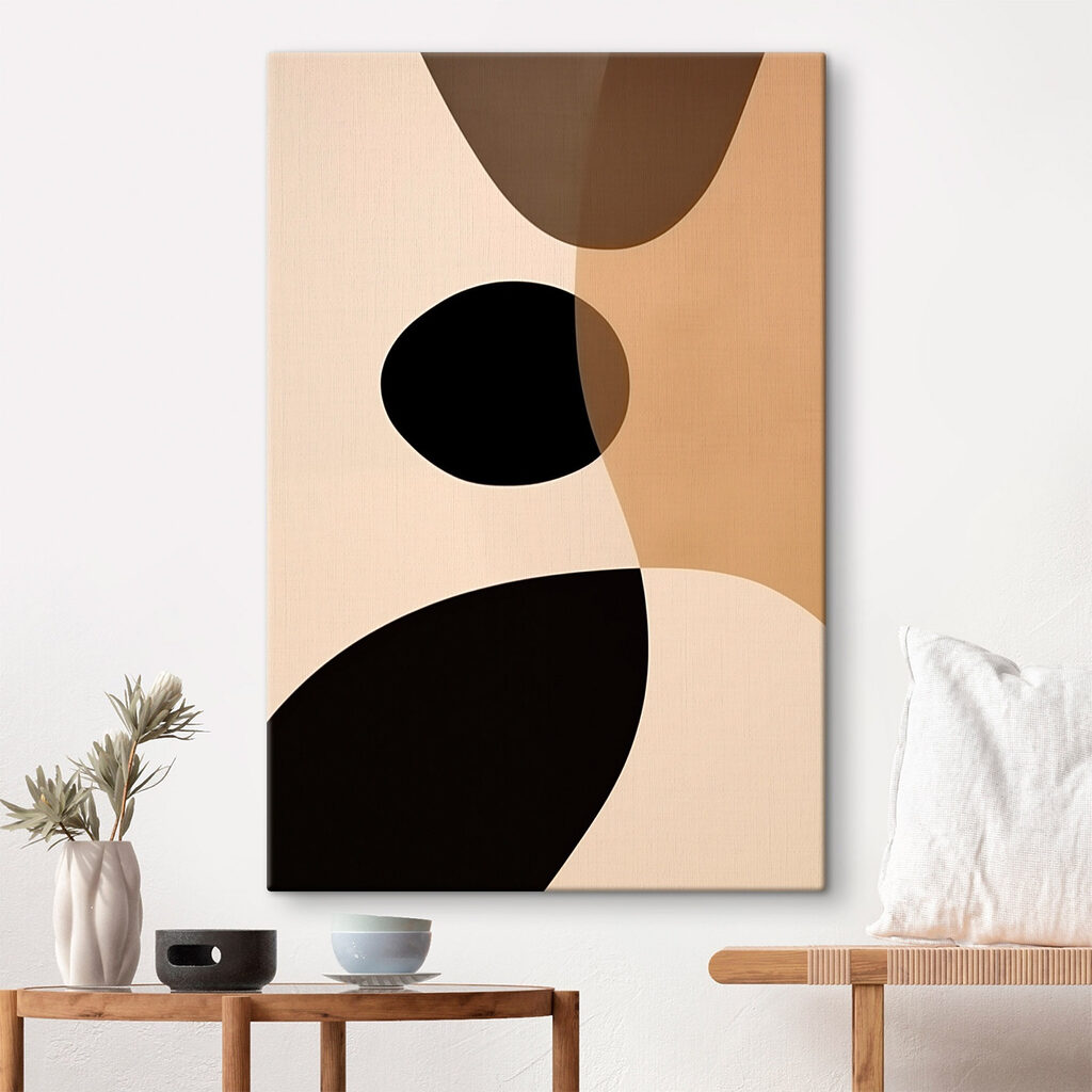 Seixo preto sobre areia — interior 1