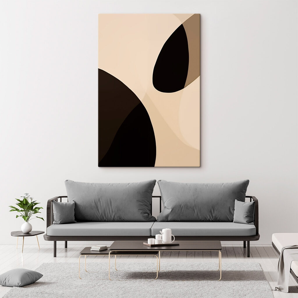 Gota escura sobre areia — interior 1