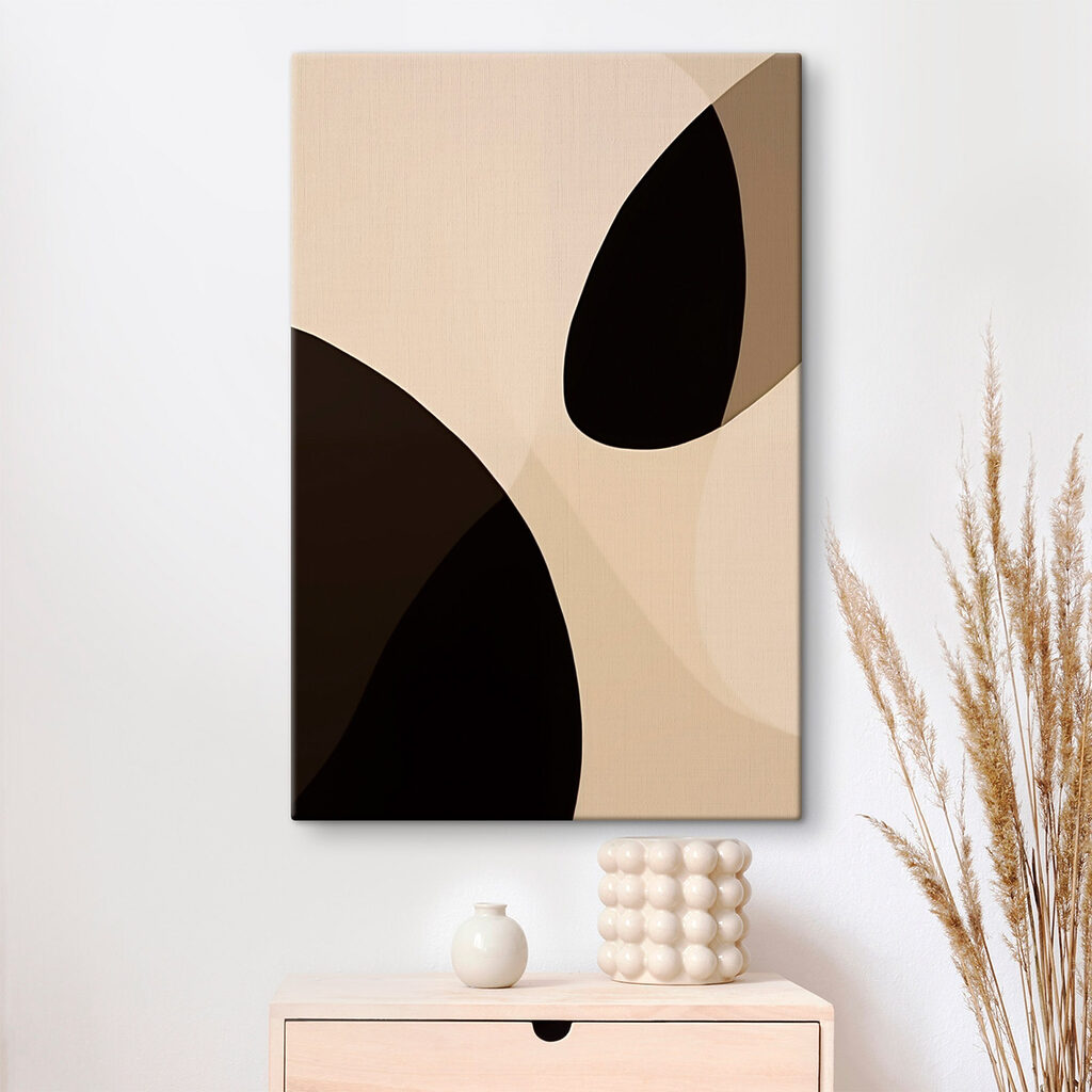 Gota escura sobre areia — interior 2