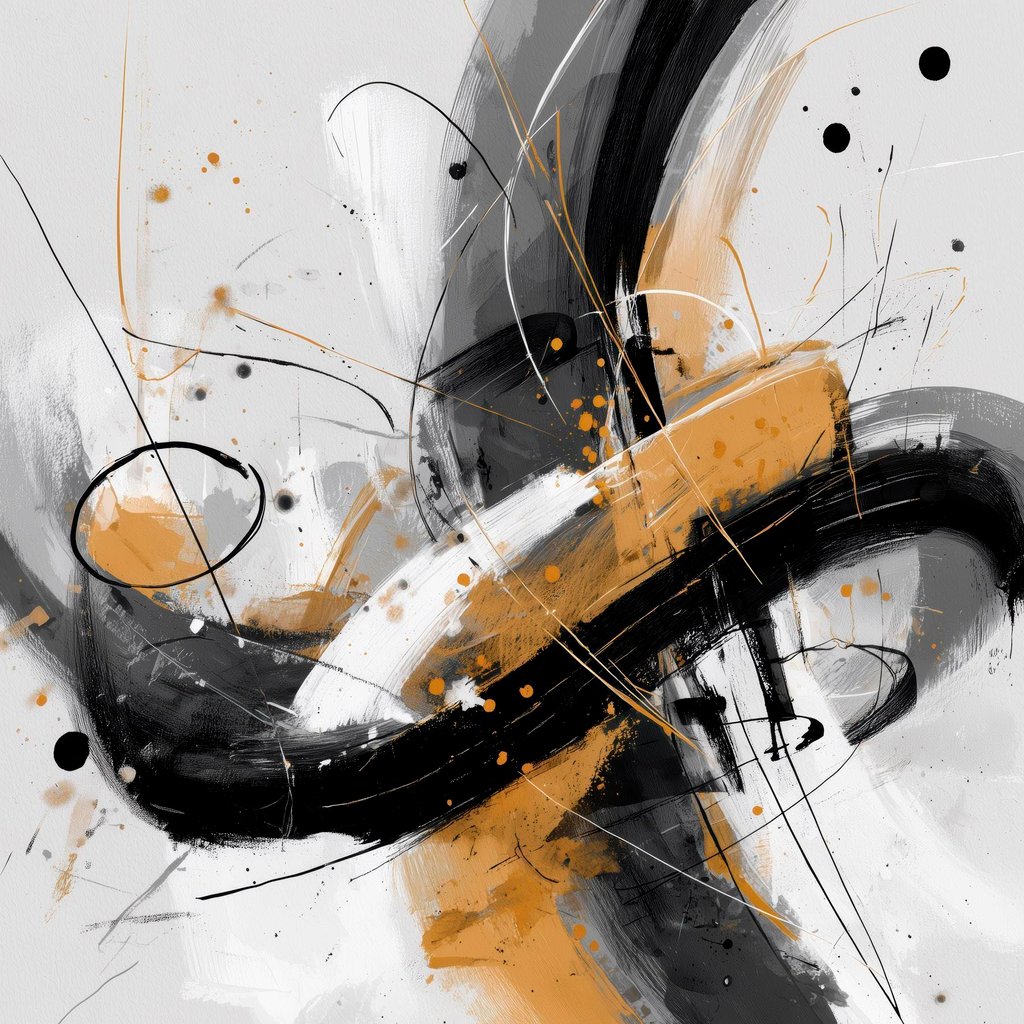 Eco gráfico abstrato — design completo