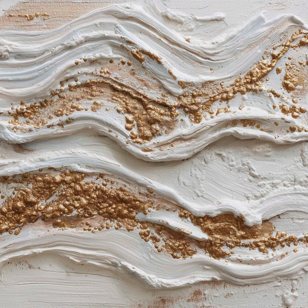 Ondas em relevo abstratas — design completo