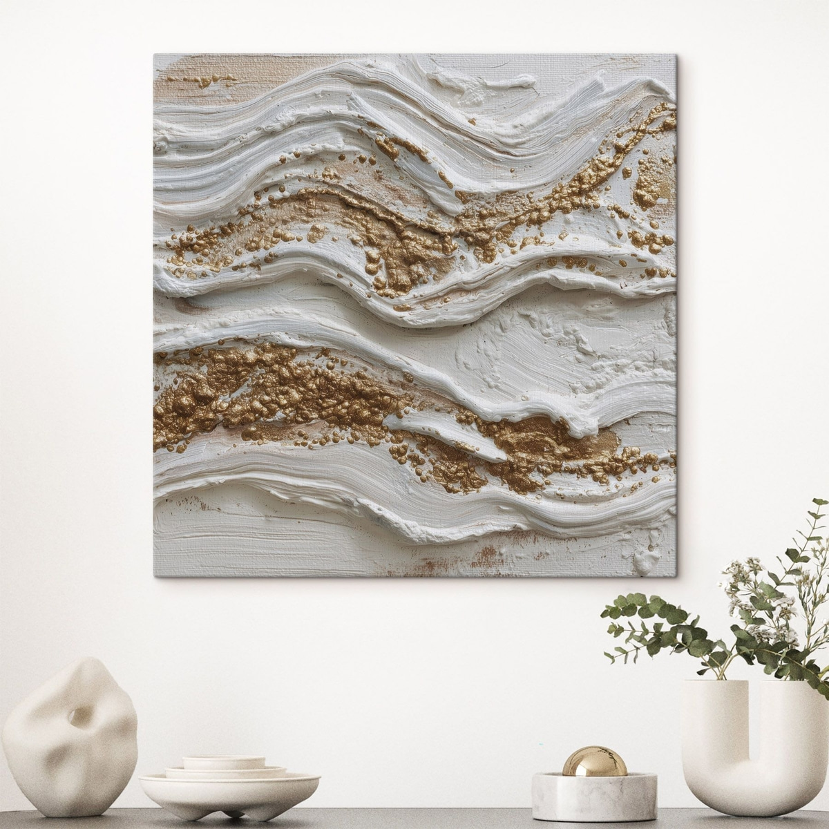 Ondas em relevo abstratas — interior 3