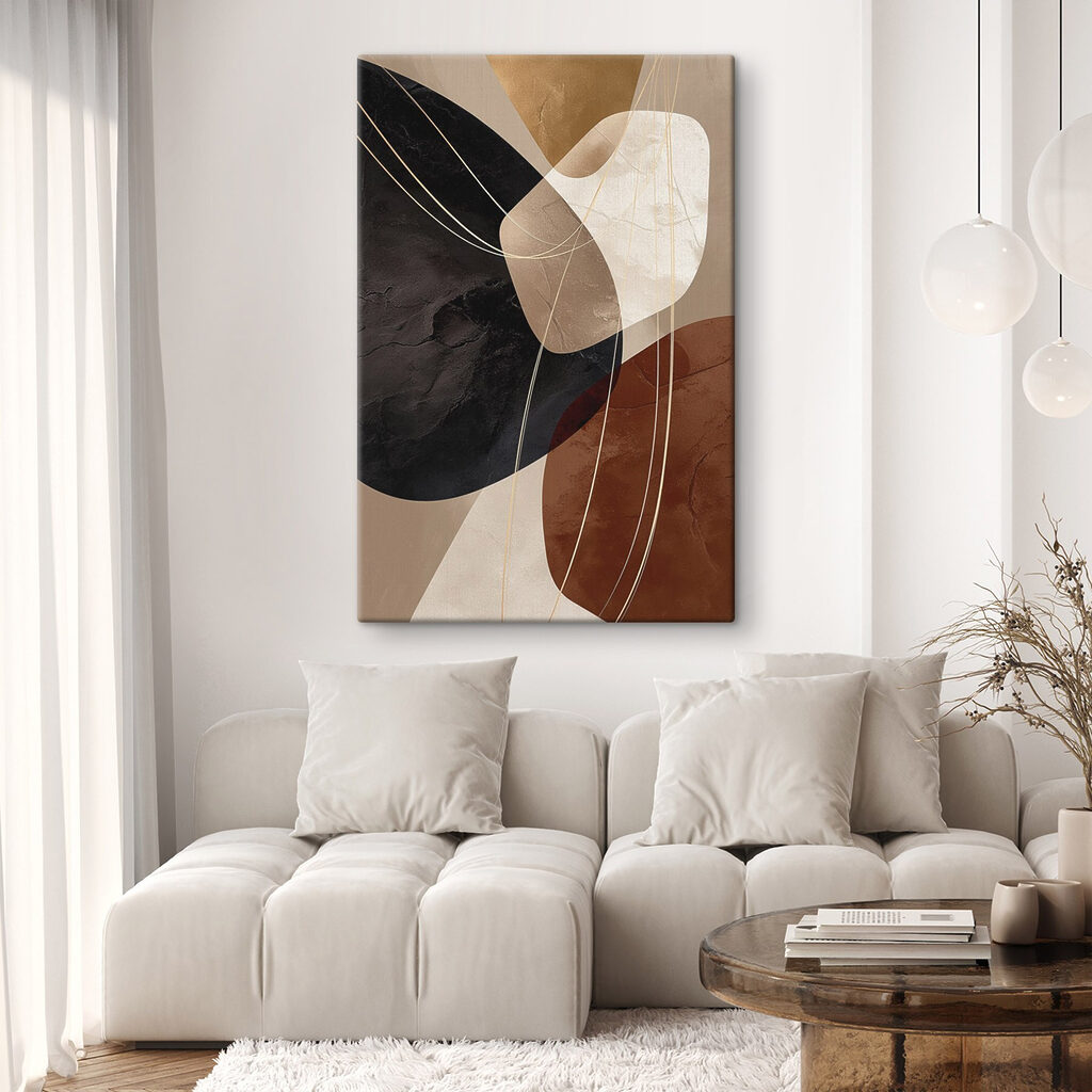 Seixos creme entre arcos — interior 2