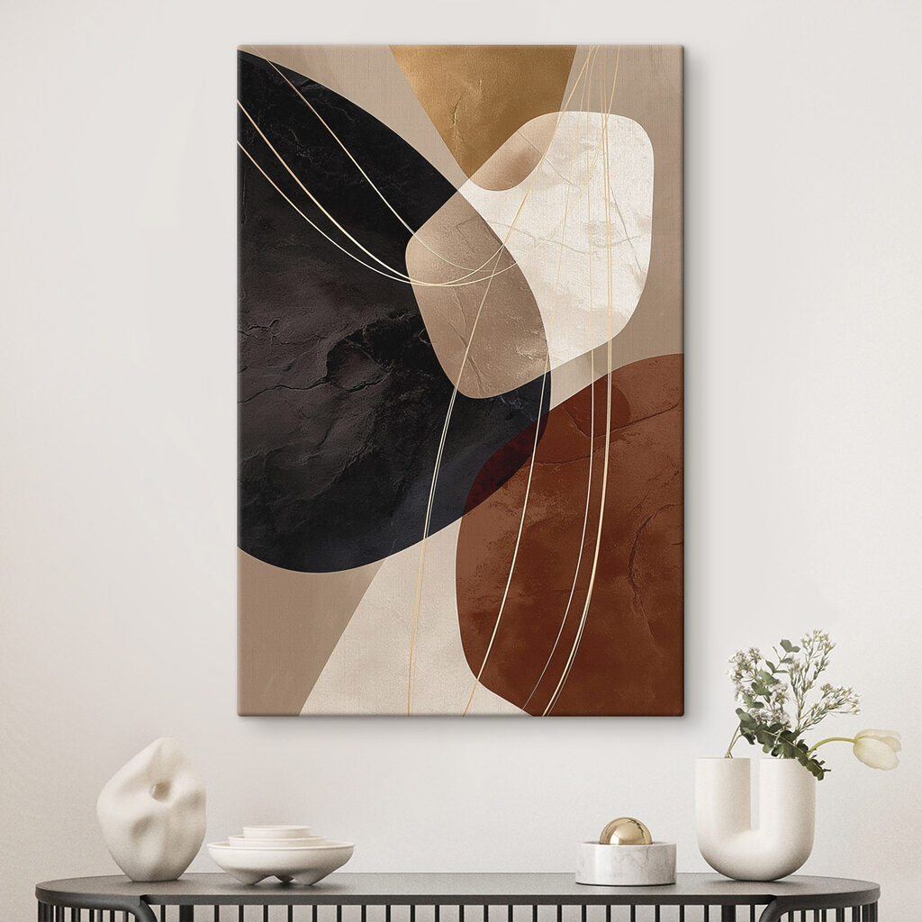 Seixos creme entre arcos — interior 1