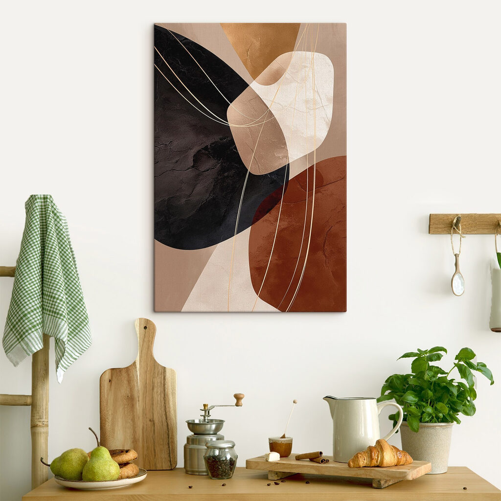 Seixos creme entre arcos — interior 3