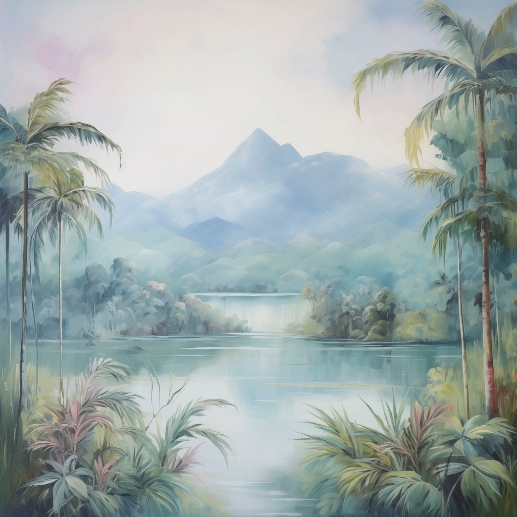 Rio na selva — design completo