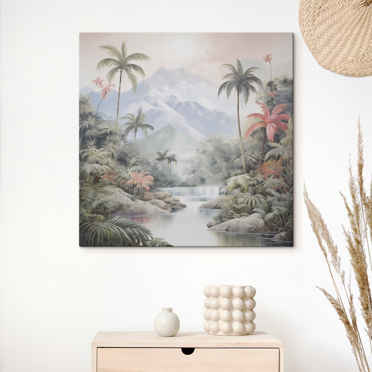 Rio na floresta tropical — interior 1