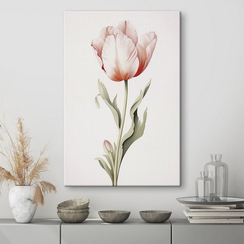 Tulipa rosa pálida — interior 2