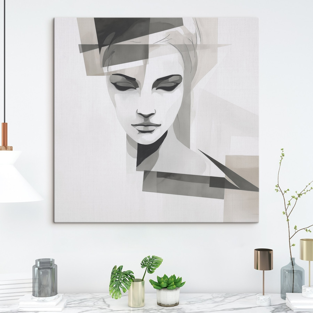 Rosto abstrato — interior 2