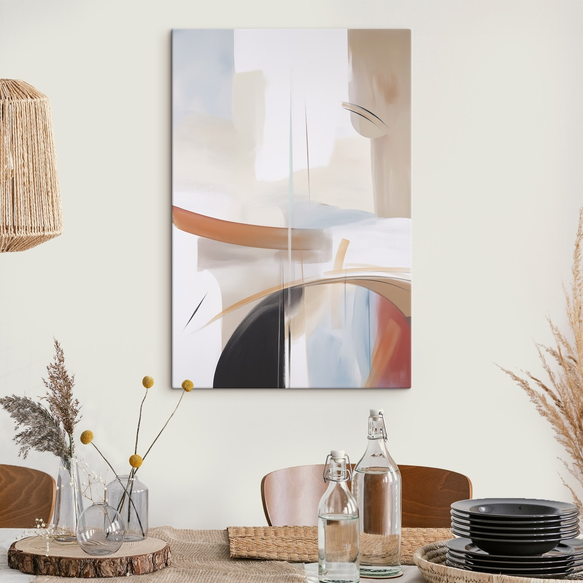 Composição abstrata — interior 1