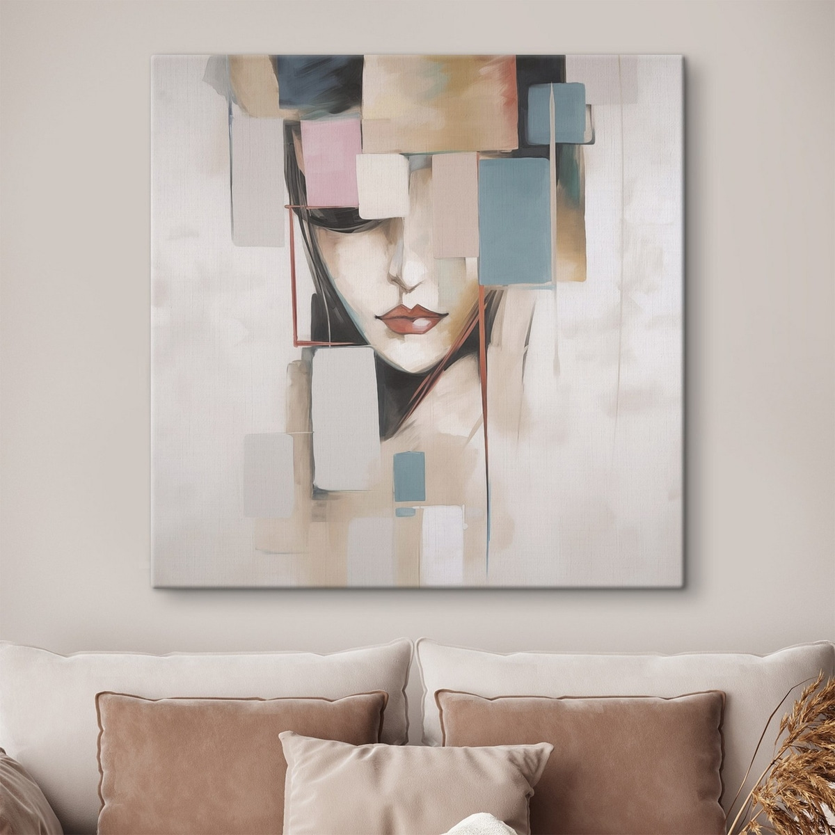 Retrato com efeito pintado — interior 2